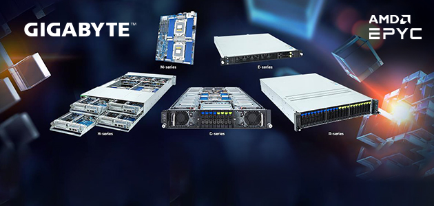 GIGABYTE oferă un portofoliu cuprinzător de soluții Enterprise cu procesoarele AMD EPYC™ din Seria 9004